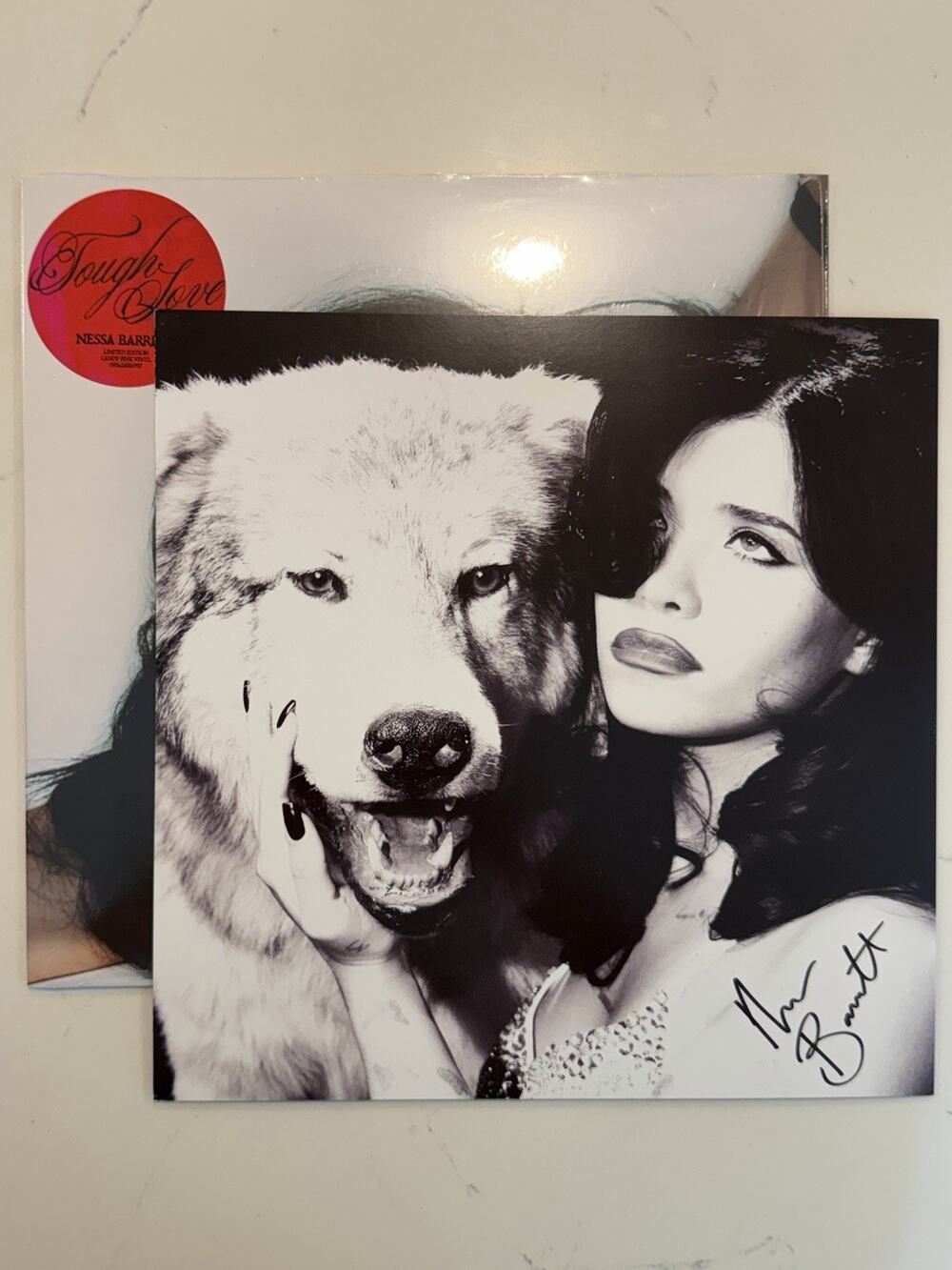 Nessa Barrett Tough Love SIGNED Candy Pink Vinyl LP AUTOGRAPHED #2